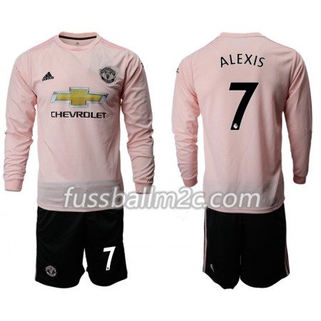 Fußballtrikots Manchester United ALEXIS 7 Kinder Auswärts Trikotsatz 2018-2019 Langarm Fußballtrikots Manchester United ALEXIS 7 Kinder Auswärts Trikotsatz 2018-2019 Langarm